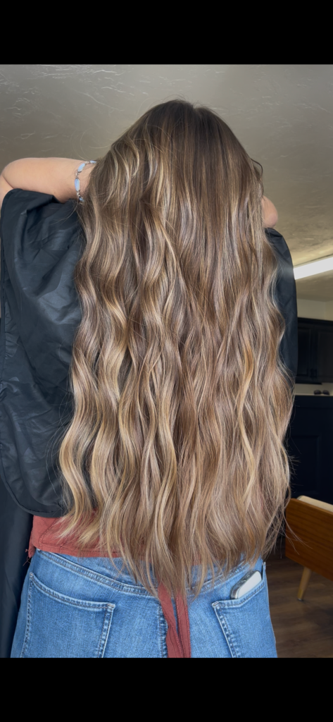 A photo of Steph's color work.
